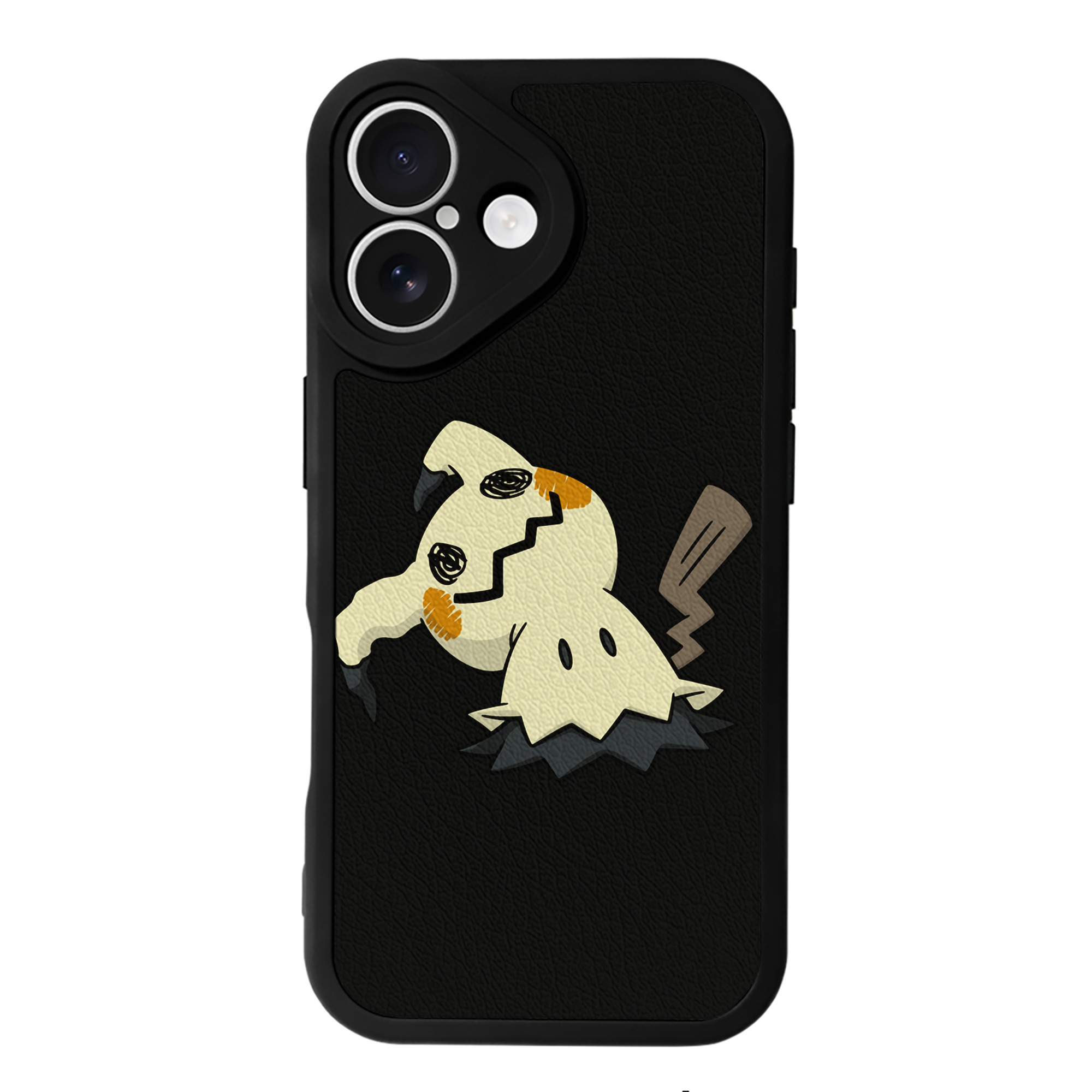 （画像用） ポケットモンスター Pokémon 【iPhone 16シリーズ対応】シリコンスマホケース（レザー調） 材質：シリコン